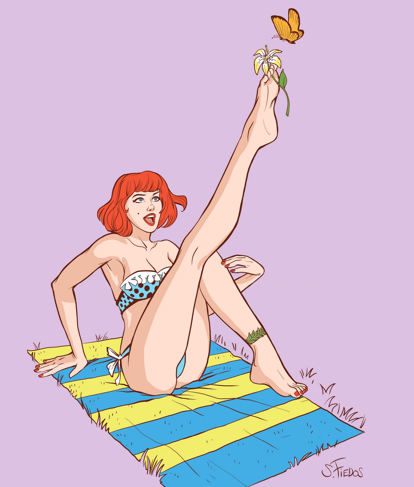 Butterfly Pinup